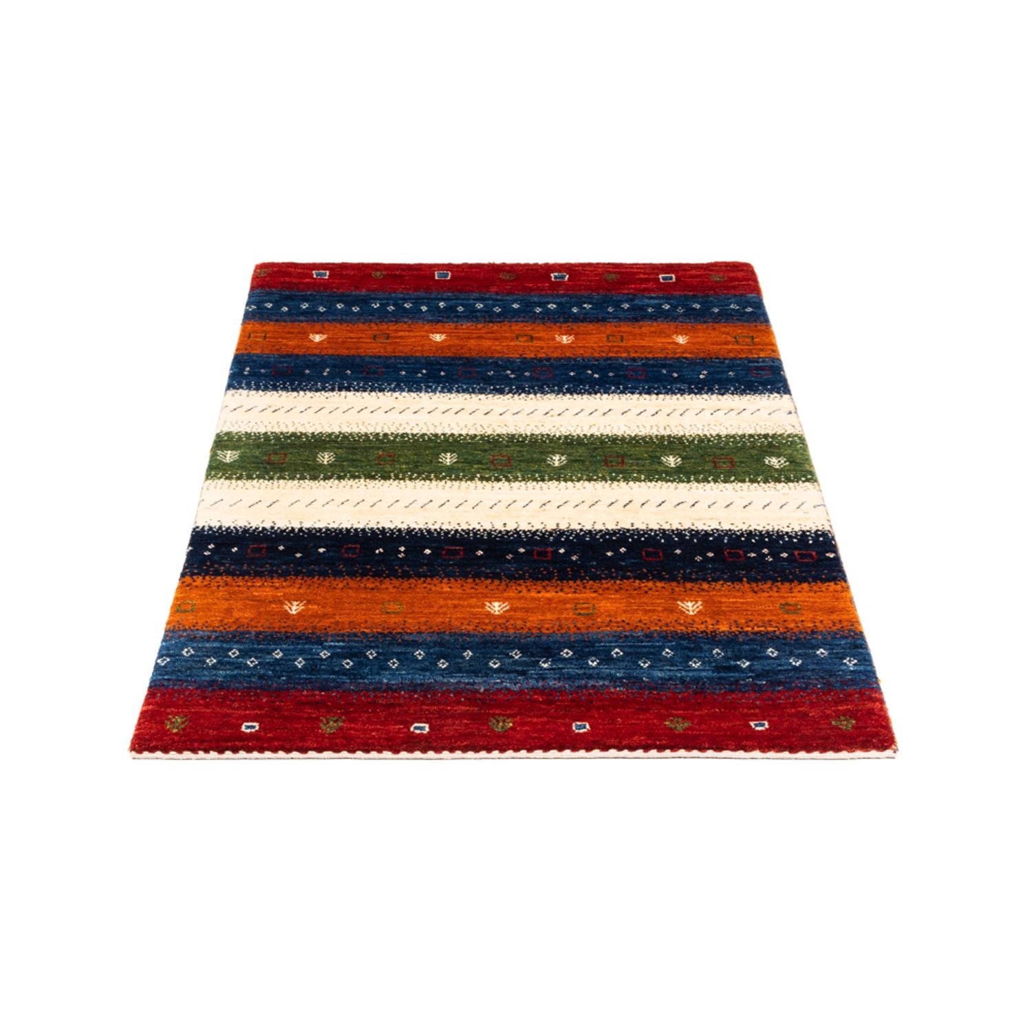 Gabbeh Teppich - Loribaft Perser - Royal - 140 x 85 cm - mehrfarbig