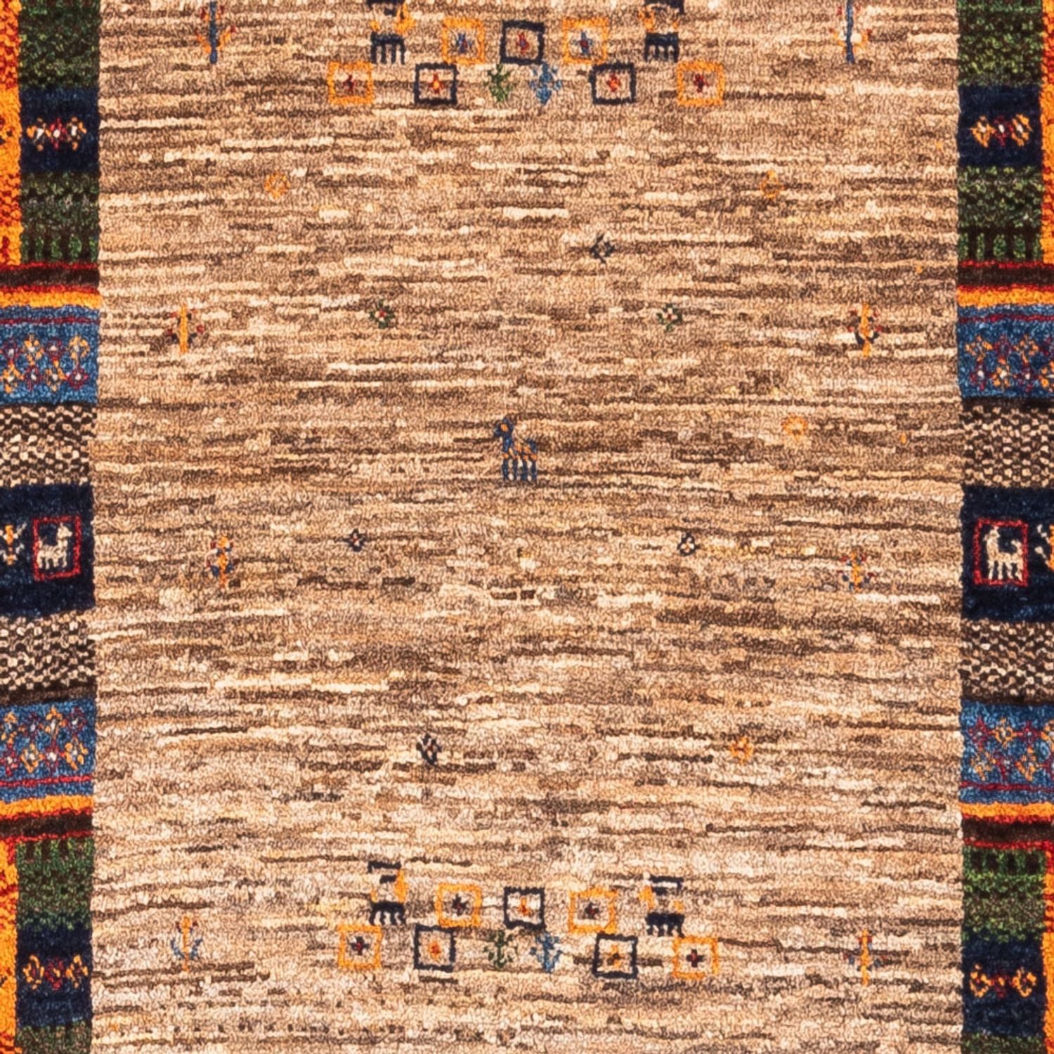 Gabbeh Teppich - Loribaft Perser - Royal - 130 x 87 cm - grau