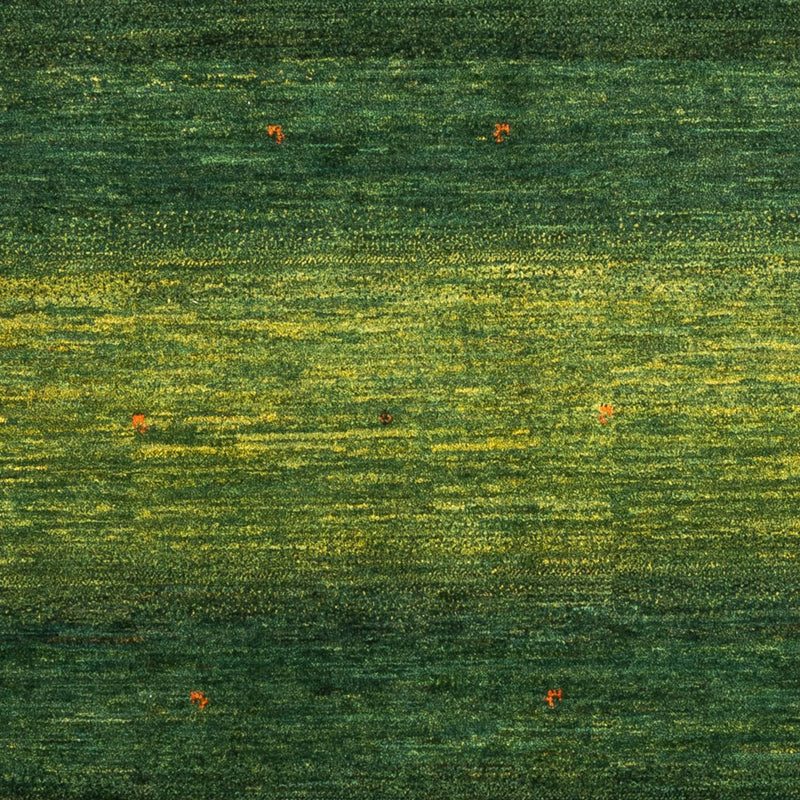Gabbeh Teppich - Loribaft Perser - 191 x 153 cm - grün