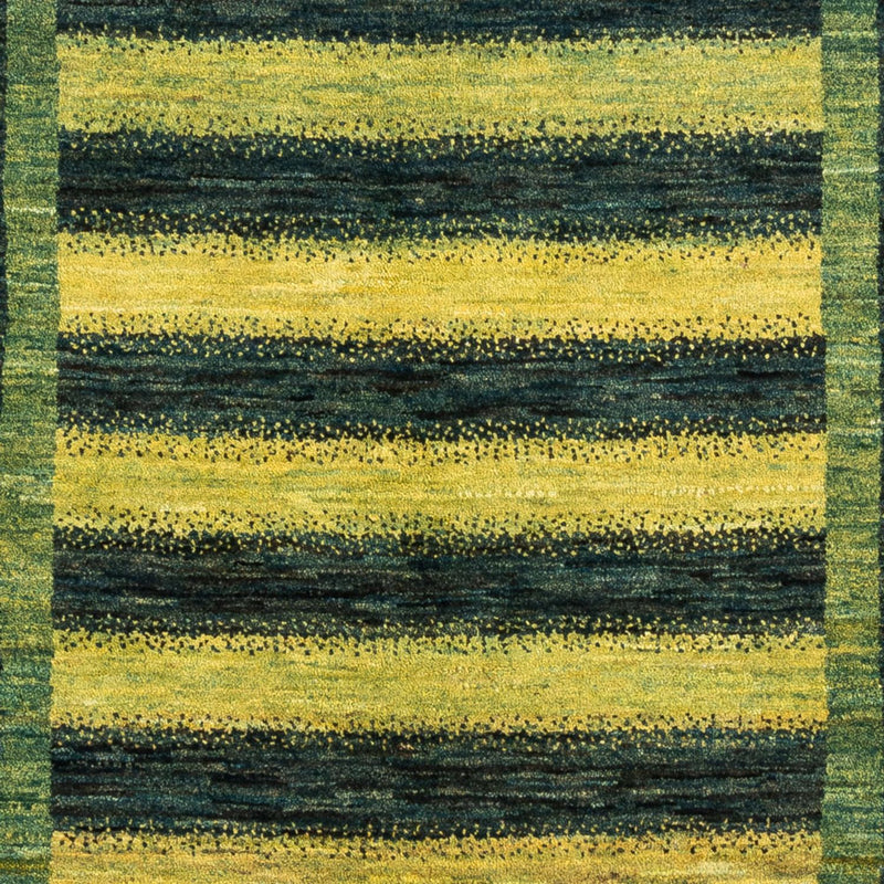 Gabbeh Teppich - Loribaft Perser - Royal - 206 x 152 cm - grün