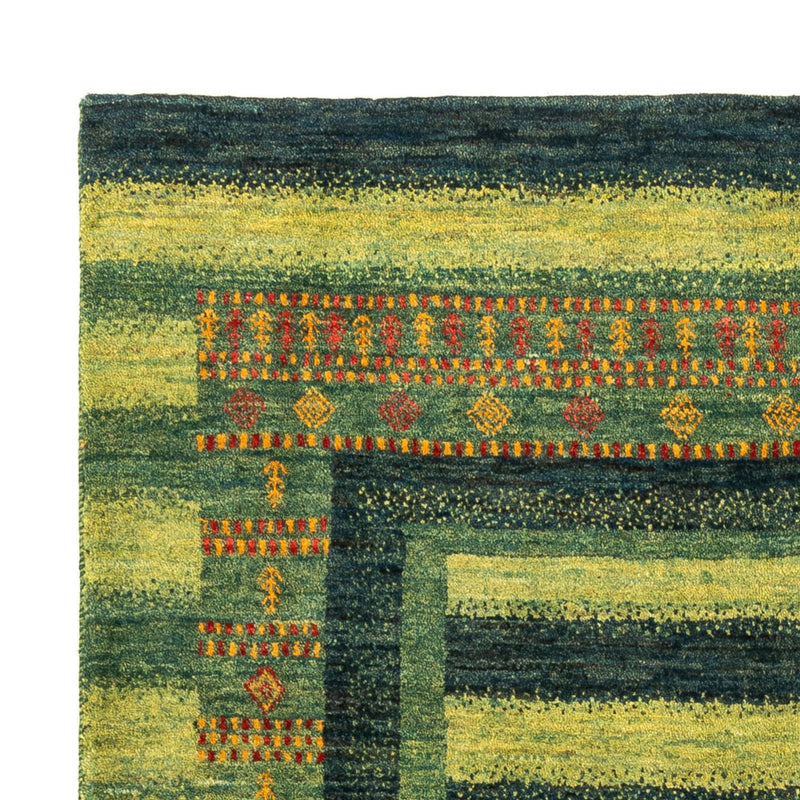 Gabbeh Teppich - Loribaft Perser - Royal - 206 x 152 cm - grün
