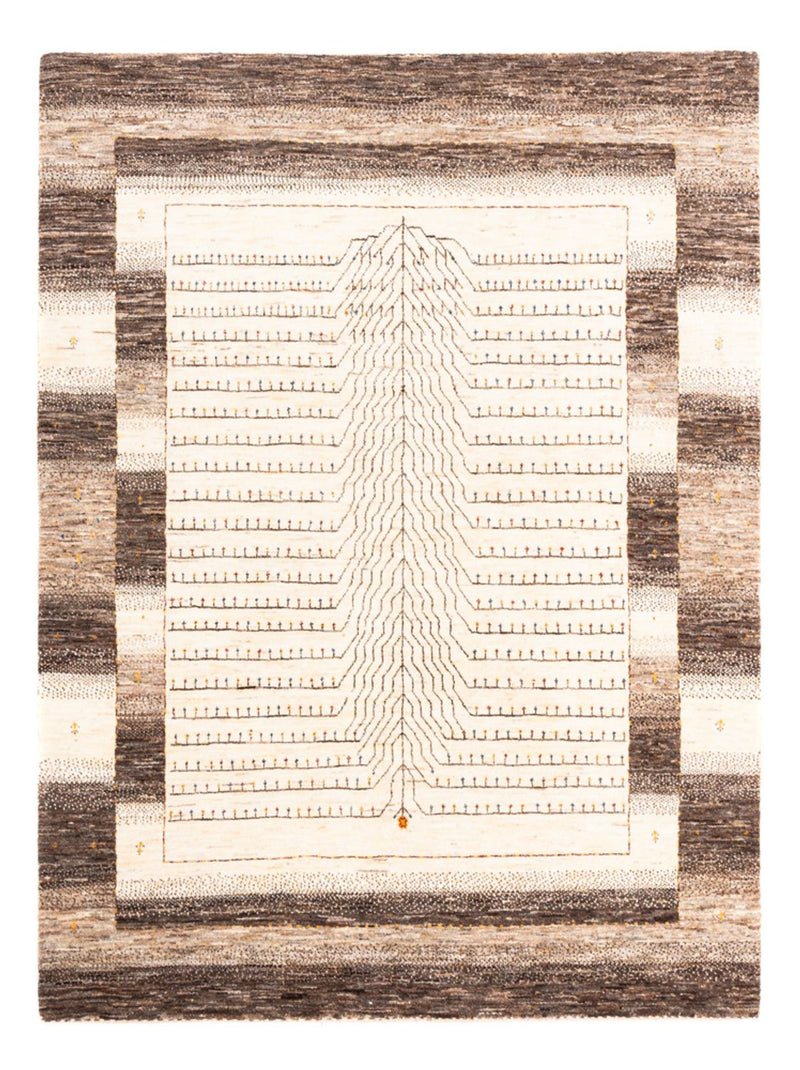 Gabbeh Teppich - Loribaft Perser - 202 x 154 cm - natur