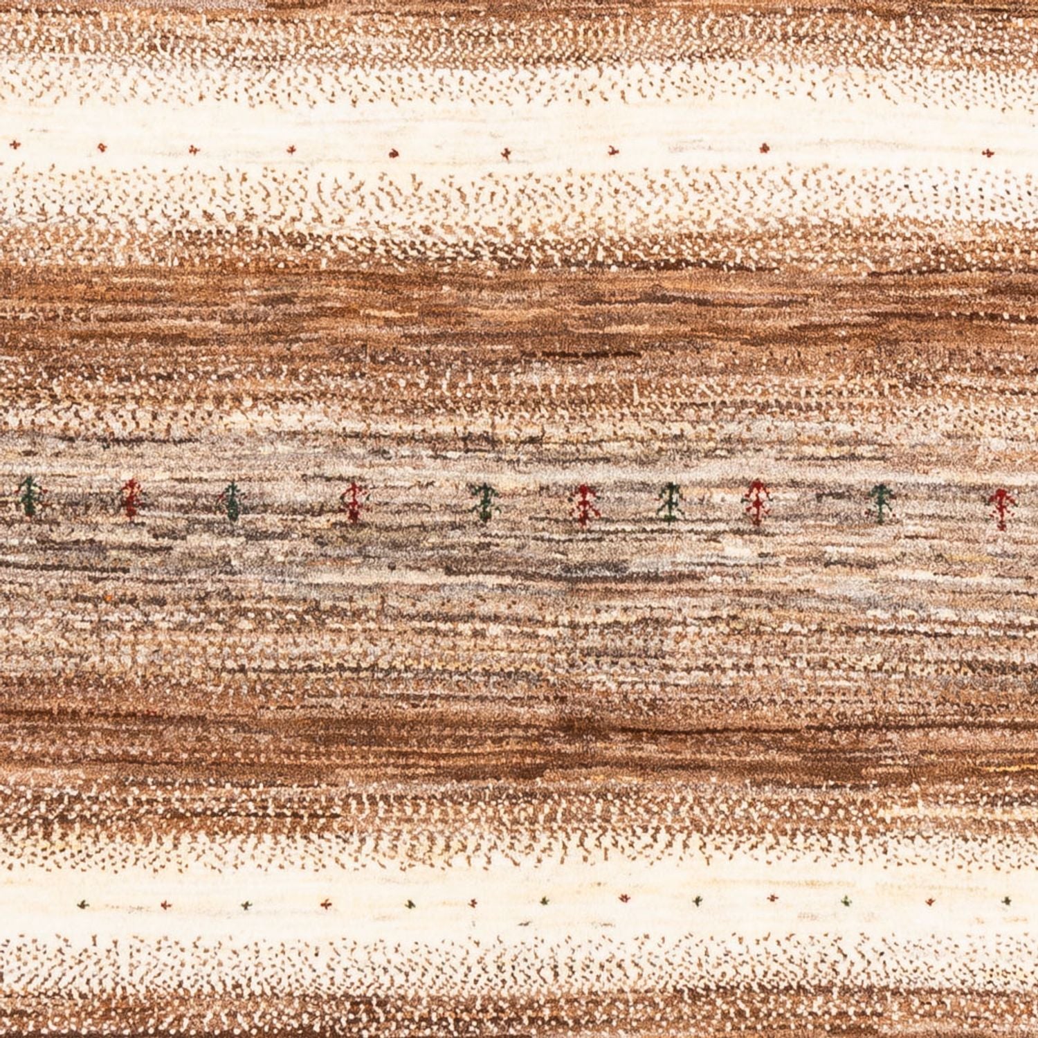 Gabbeh Teppich - Loribaft Perser - 213 x 159 cm - natur