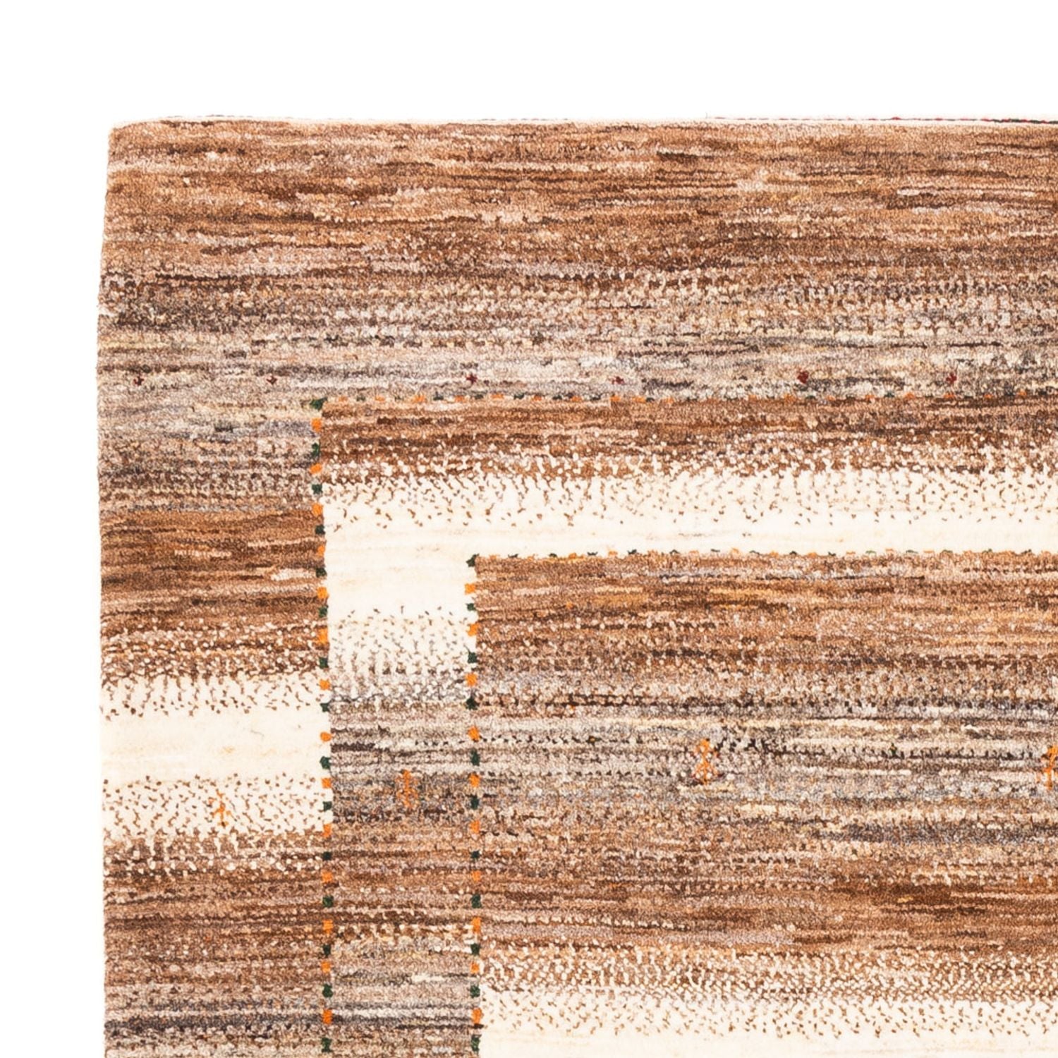 Gabbeh Teppich - Loribaft Perser - 213 x 159 cm - natur