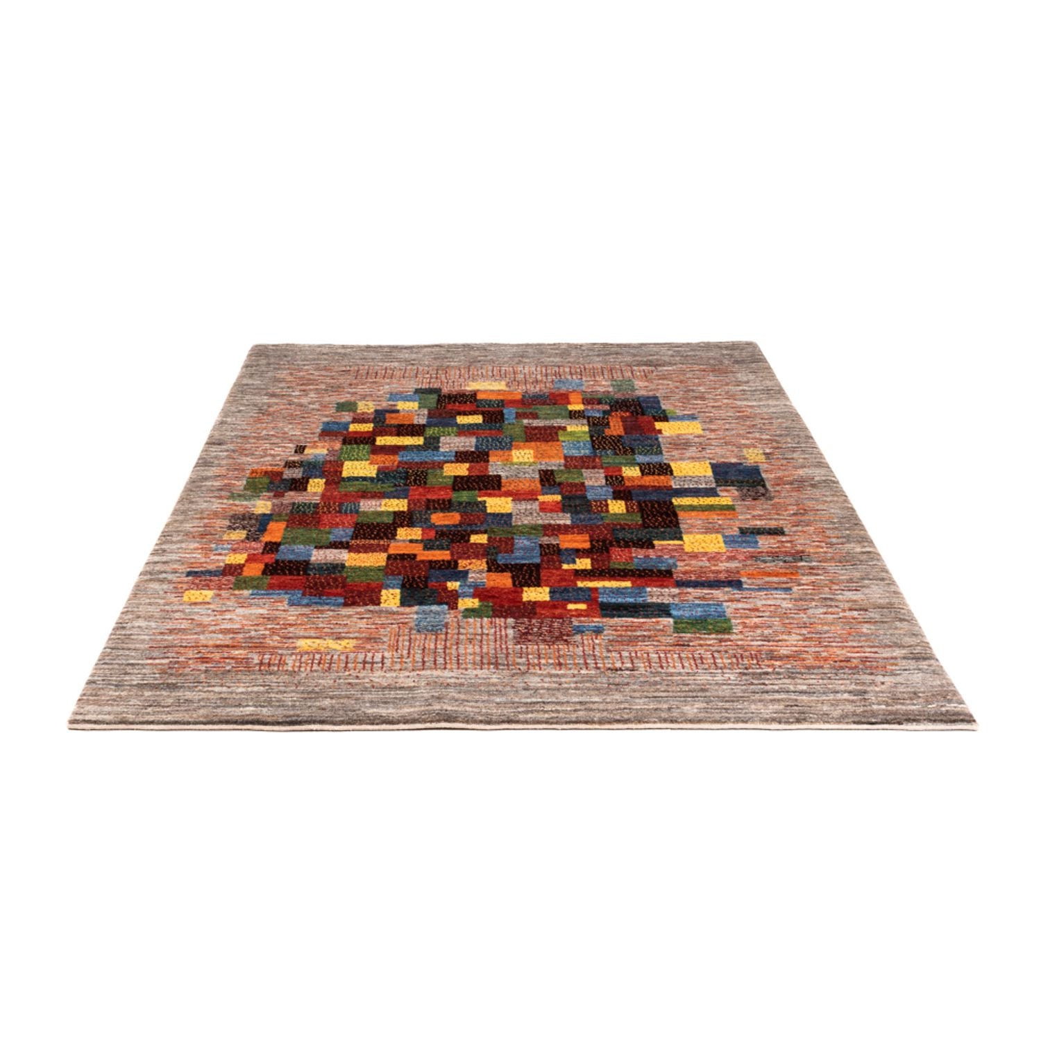 Gabbeh Teppich - Loribaft Perser - Royal - 203 x 153 cm - mehrfarbig