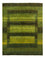 Gabbeh Teppich - Loribaft Perser - 200 x 159 cm - grün
