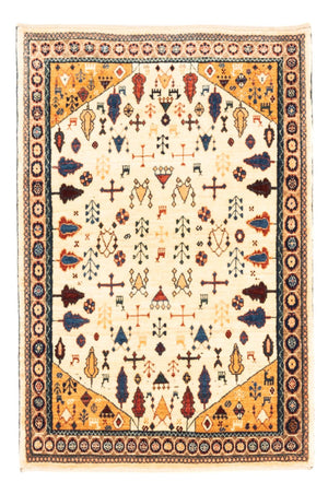 Gabbeh Teppich - Perser - 132 x 92 cm - beige