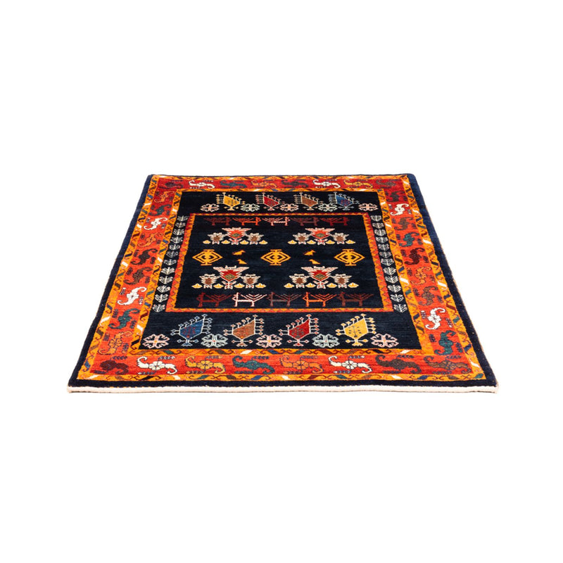 Gabbeh Teppich - Perser - 160 x 108 cm - dunkelblau