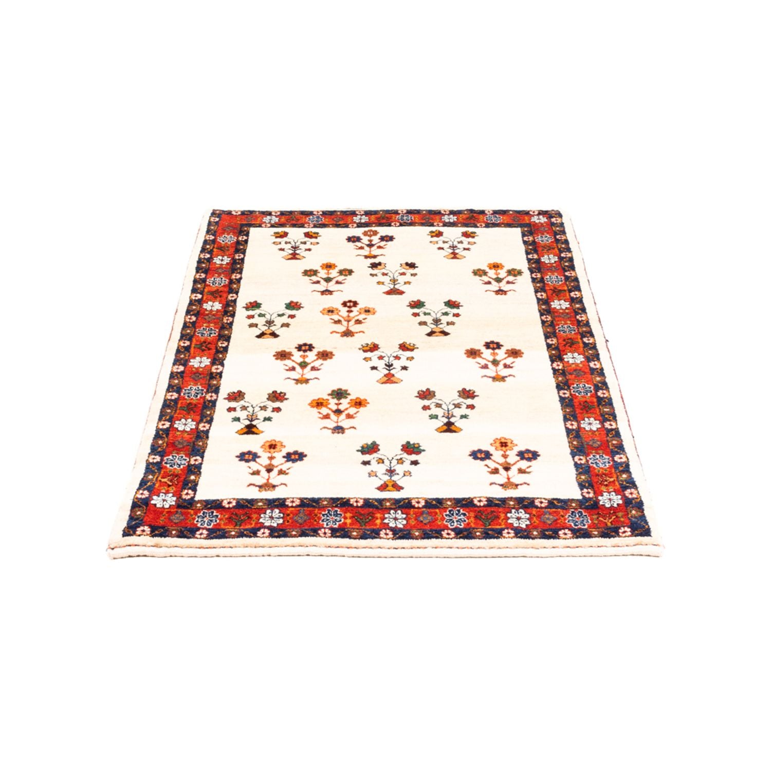 Gabbeh Teppich - Perser - 125 x 80 cm - creme