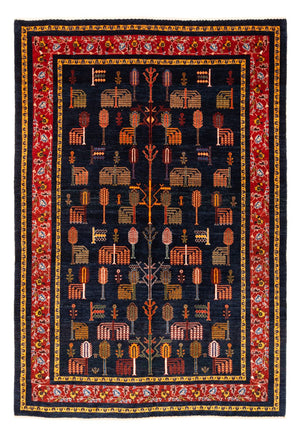 Gabbeh Teppich - Perser - 240 x 170 cm - dunkelblau