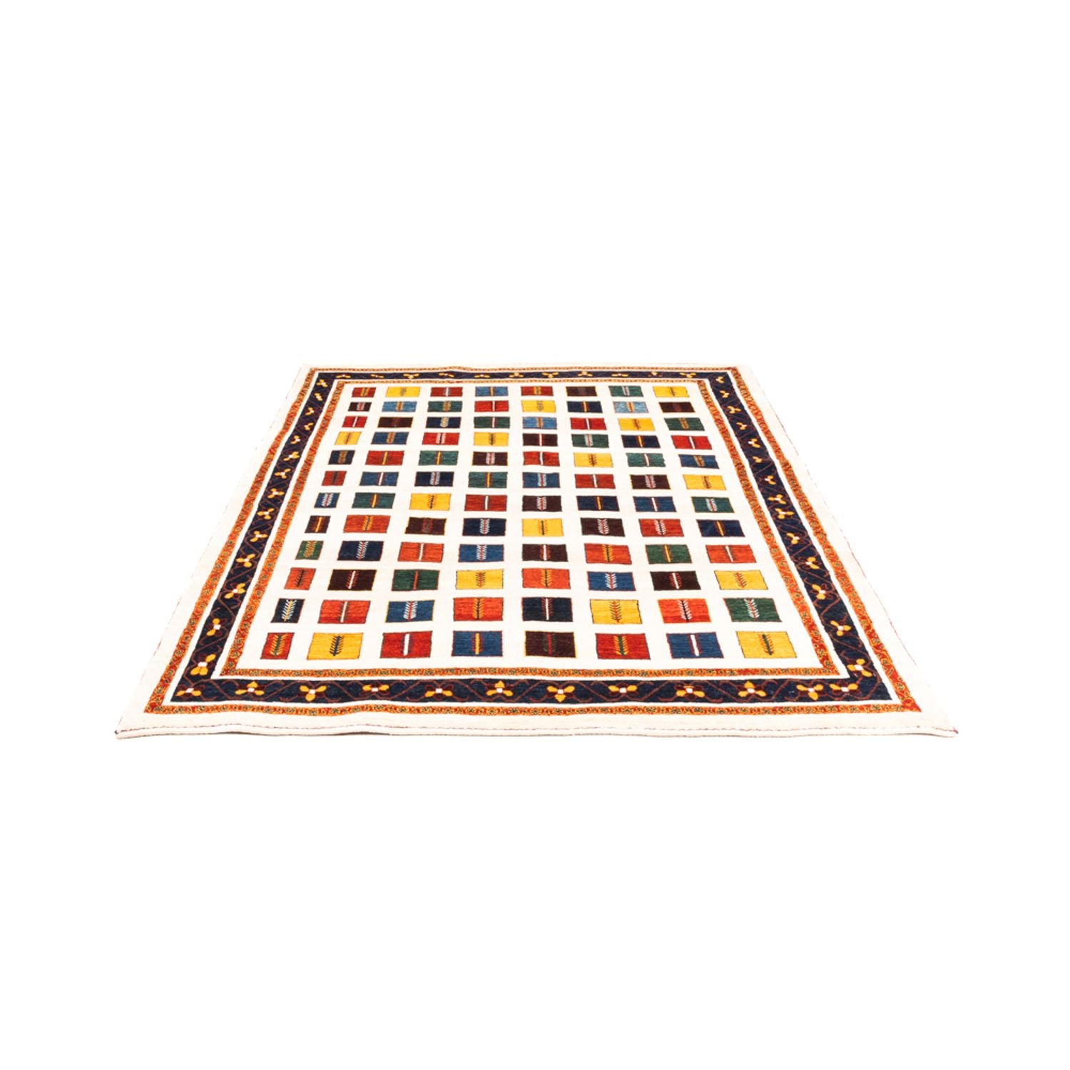 Gabbeh Teppich - Perser - 207 x 157 cm - mehrfarbig