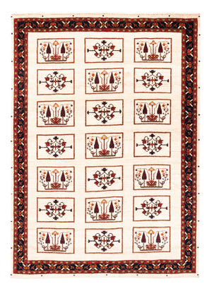 Gabbeh Teppich - Perser - 210 x 154 cm - creme