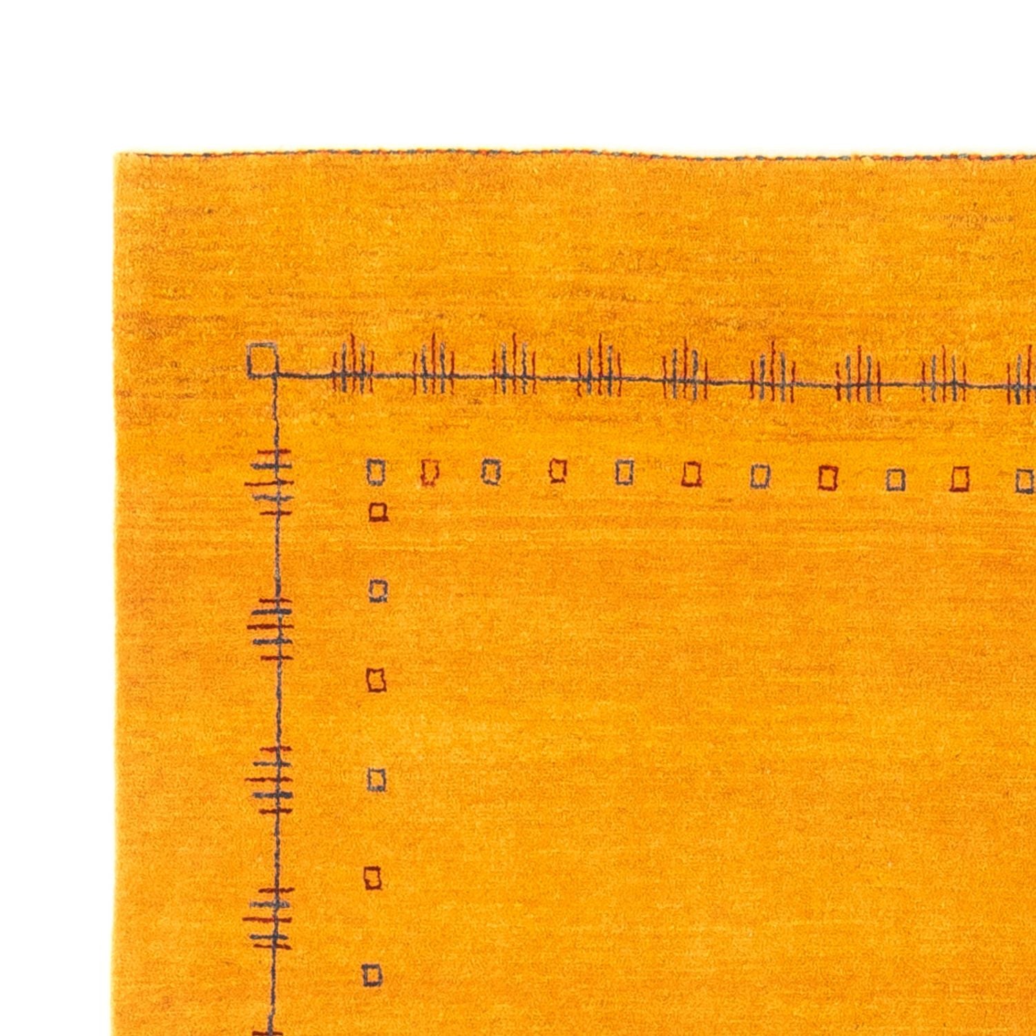 Gabbeh Teppich - Perser - 191 x 147 cm - gold