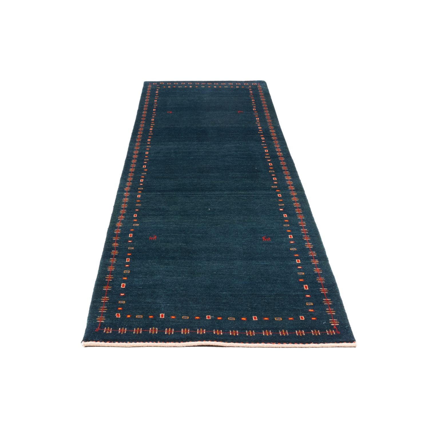 Läufer Gabbeh - Perser - 251 x 80 cm - dunkelblau