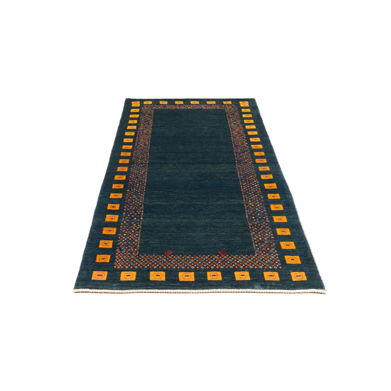 Läufer Gabbeh - Perser - 200 x 85 cm - dunkelblau