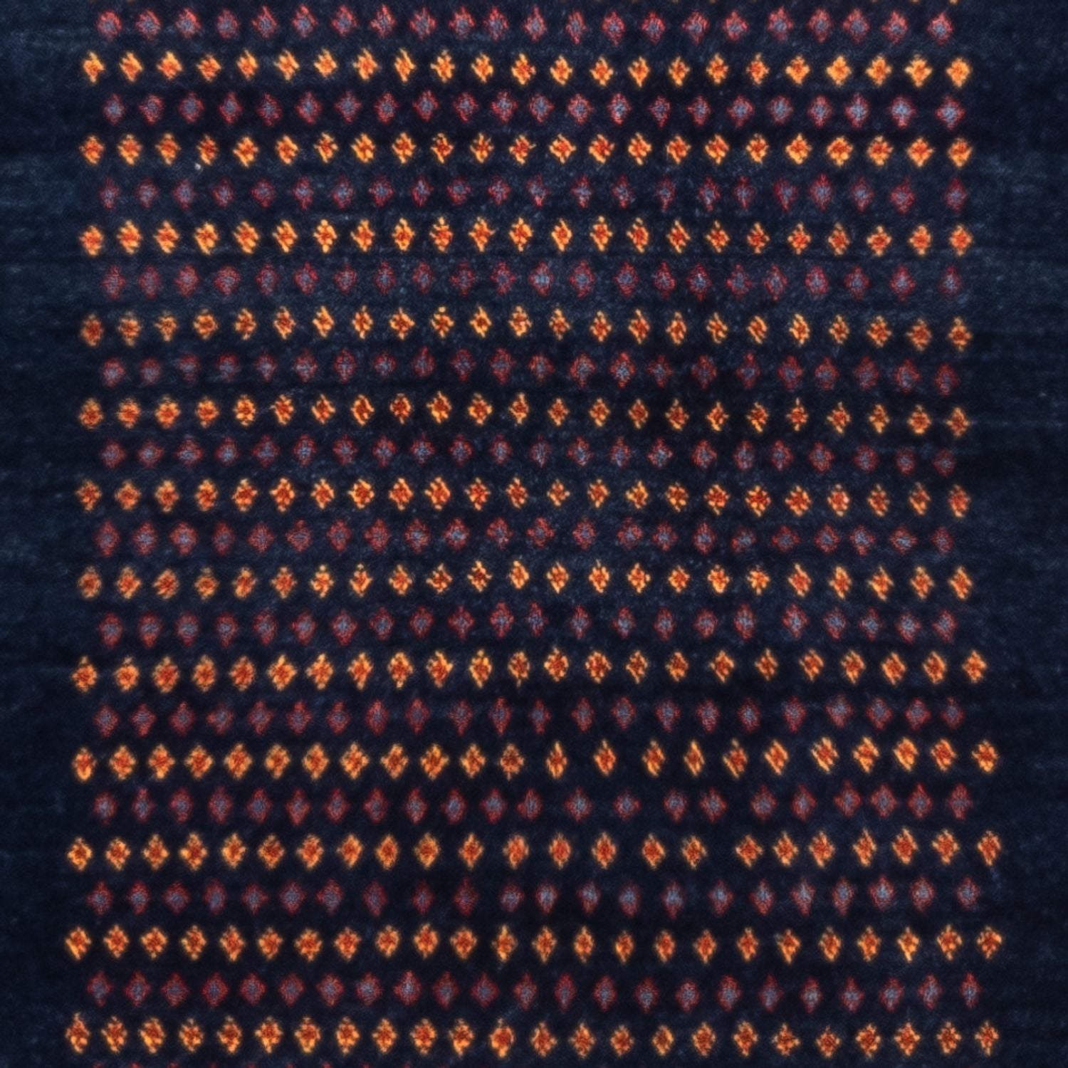 Gabbeh Teppich - Perser - 128 x 82 cm - dunkelblau