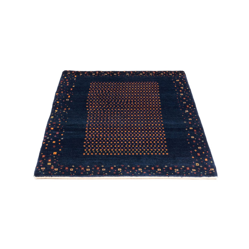 Gabbeh Teppich - Perser - 128 x 82 cm - dunkelblau