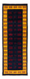 Läufer Gabbeh - Perser - 200 x 82 cm - dunkelblau