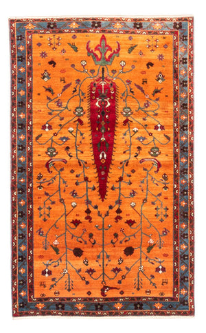 Gabbeh Teppich - Perser - 155 x 100 cm - gold