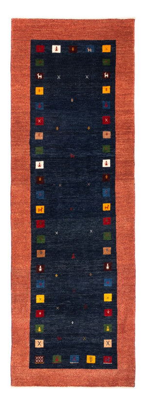 Läufer Gabbeh - Perser - 236 x 85 cm - dunkelblau