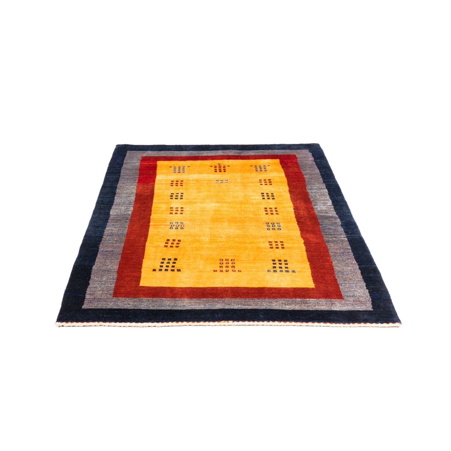 Gabbeh Teppich - Perser - 157 x 106 cm - gold