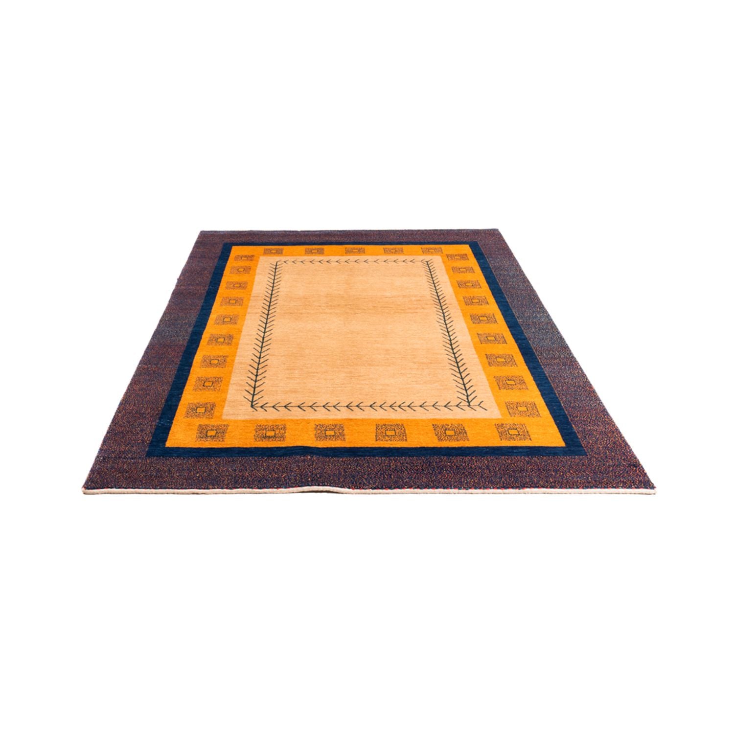 Gabbeh Teppich - Perser - 200 x 153 cm - creme