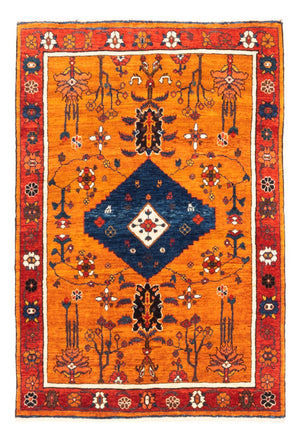 Gabbeh Teppich - Perser - 150 x 105 cm - gold