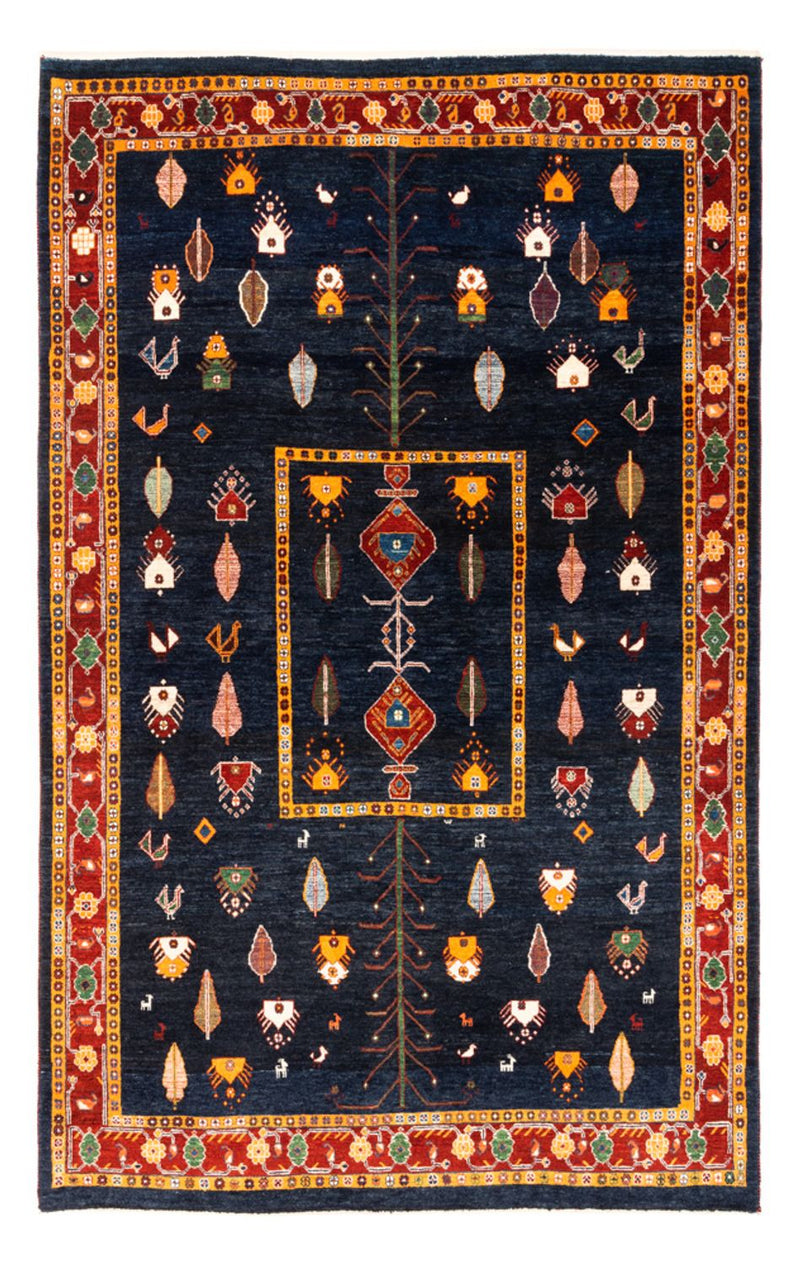 Gabbeh Teppich - Perser - 235 x 150 cm - dunkelblau