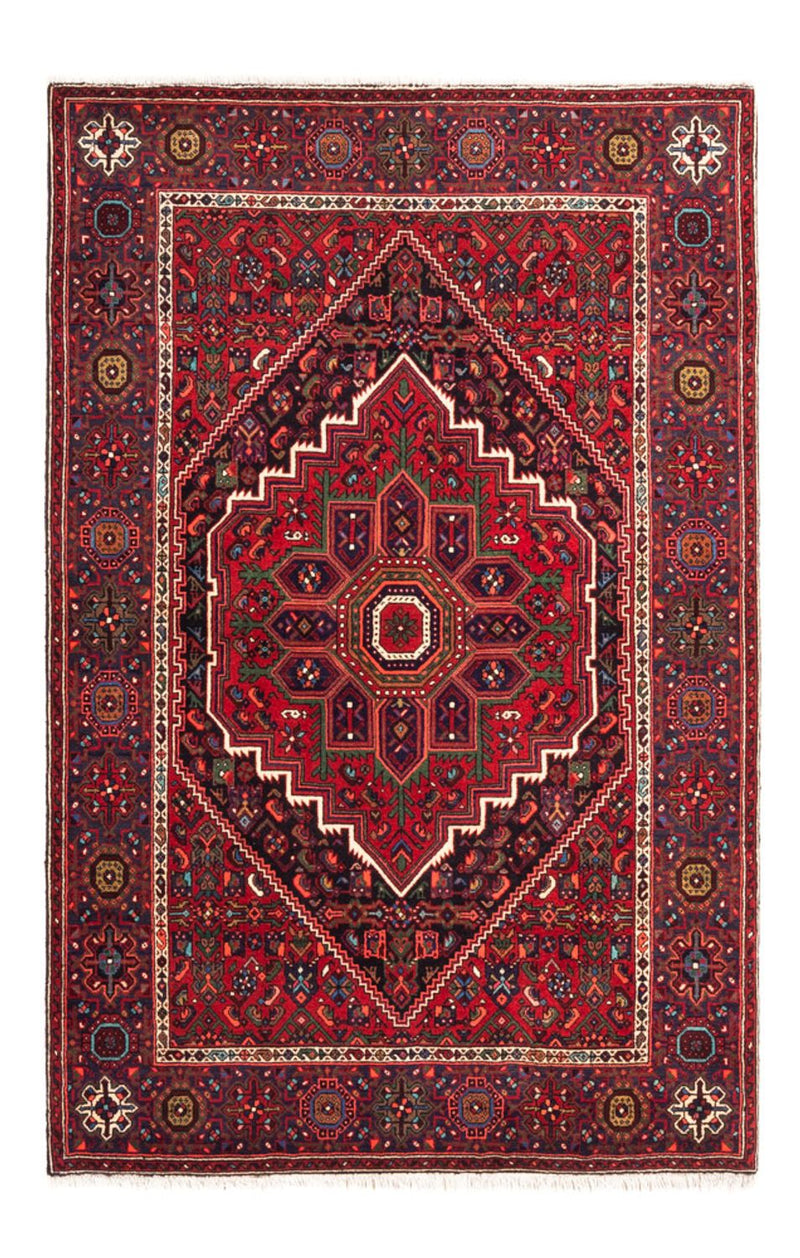 Perserteppich - Nomadic - 150 x 102 cm - rot
