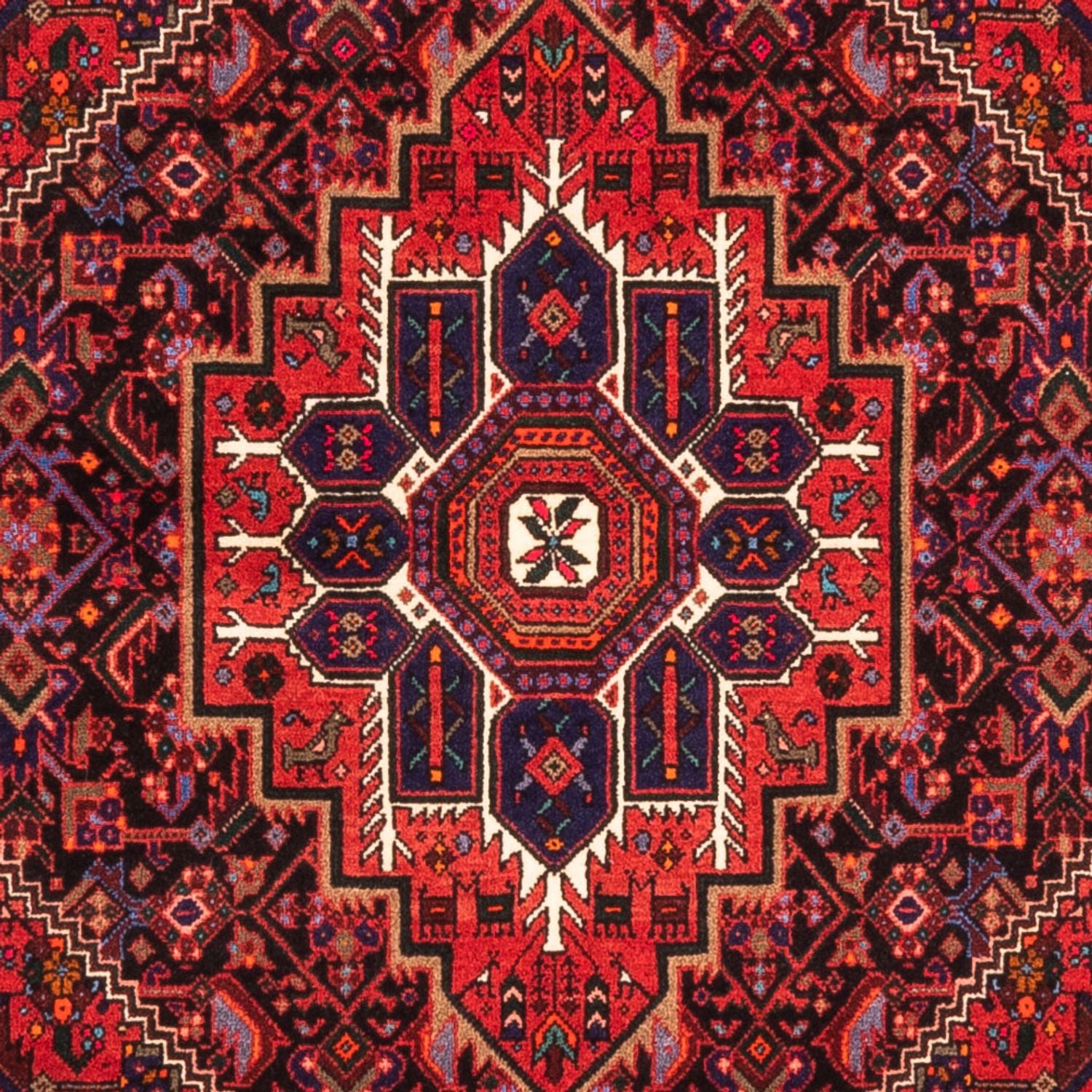 Perserteppich - Nomadic - 148 x 102 cm - rot