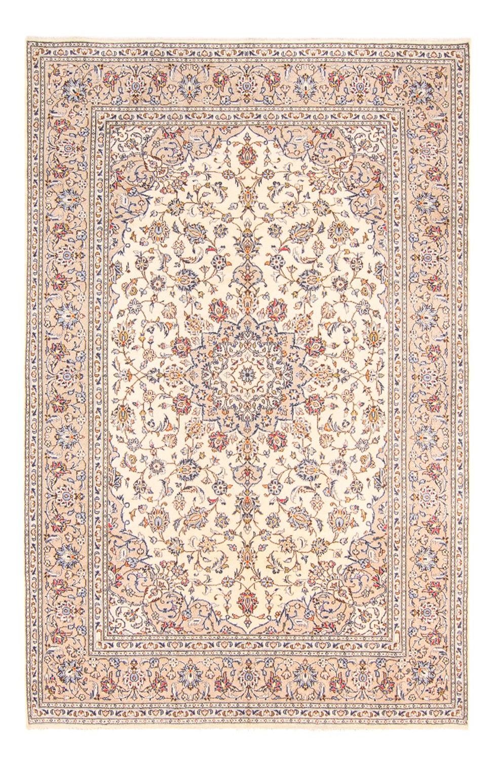 Perserteppich - Keshan - 274 x 197 cm - creme