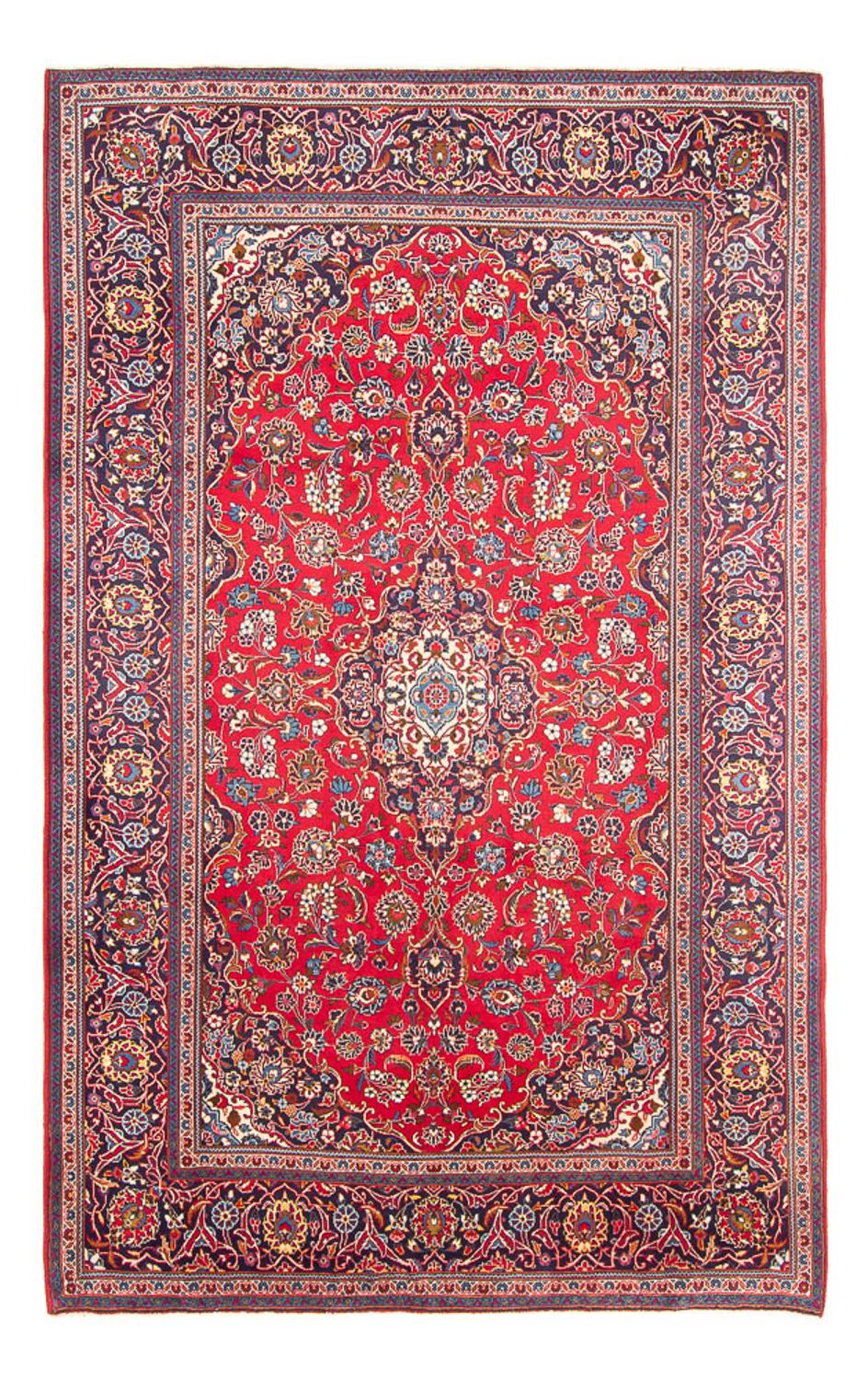 Perserteppich - Keshan - 294 x 194 cm - rot