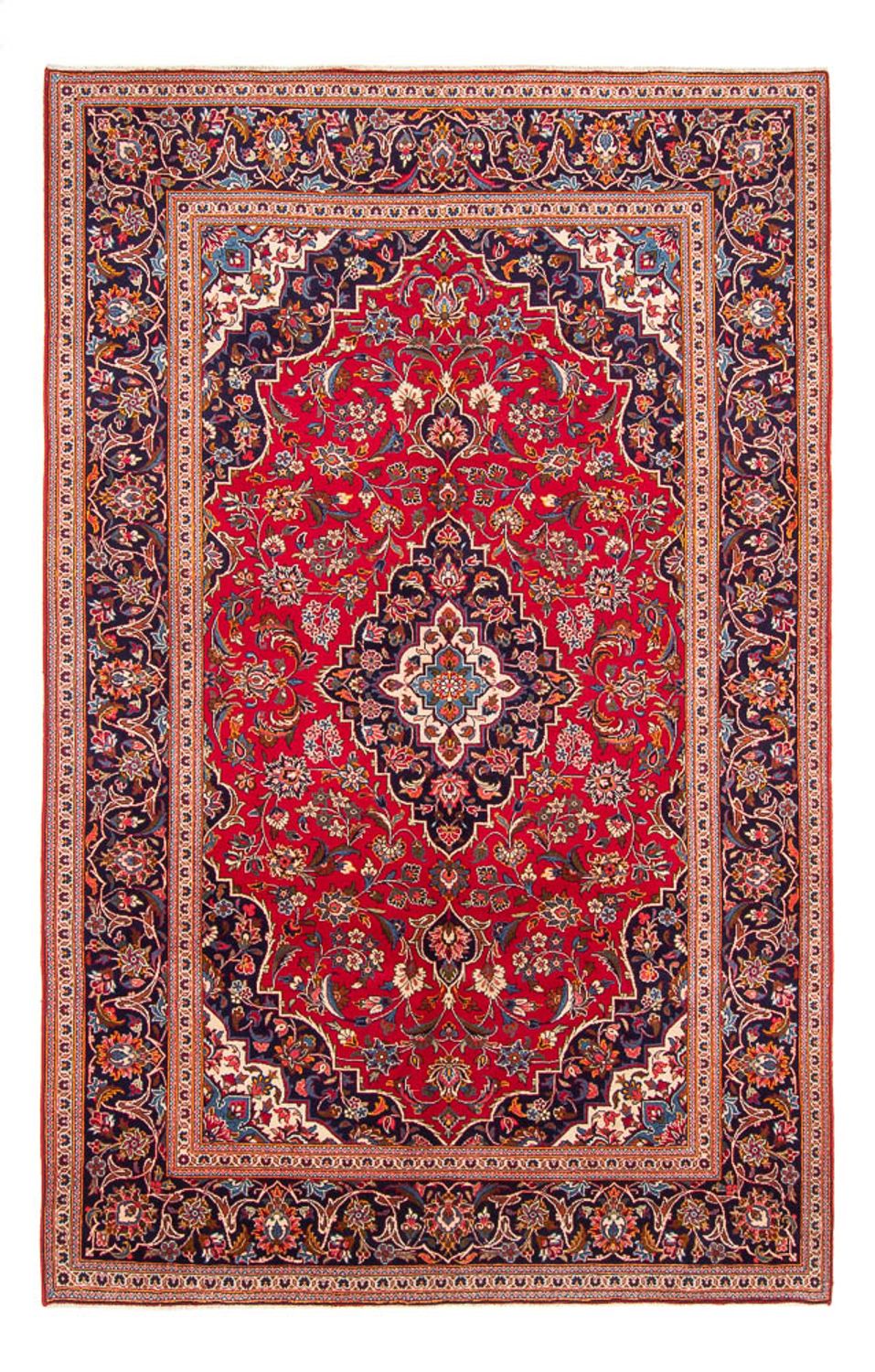 Perserteppich - Keshan - 293 x 195 cm - rot