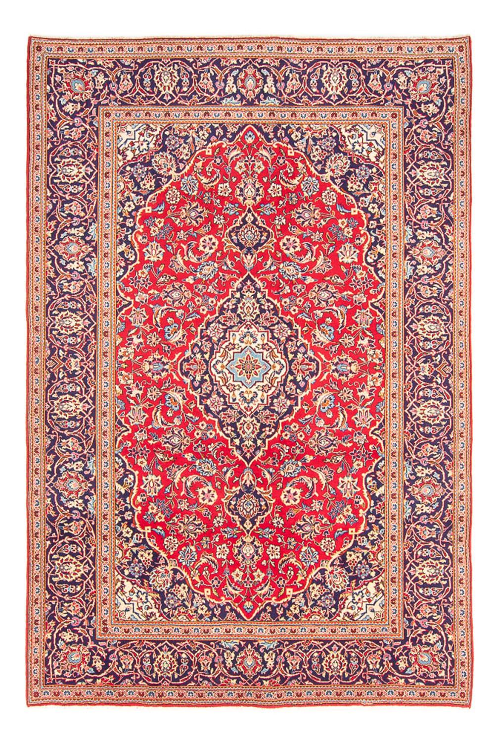 Perserteppich - Keshan - 293 x 196 cm - rot