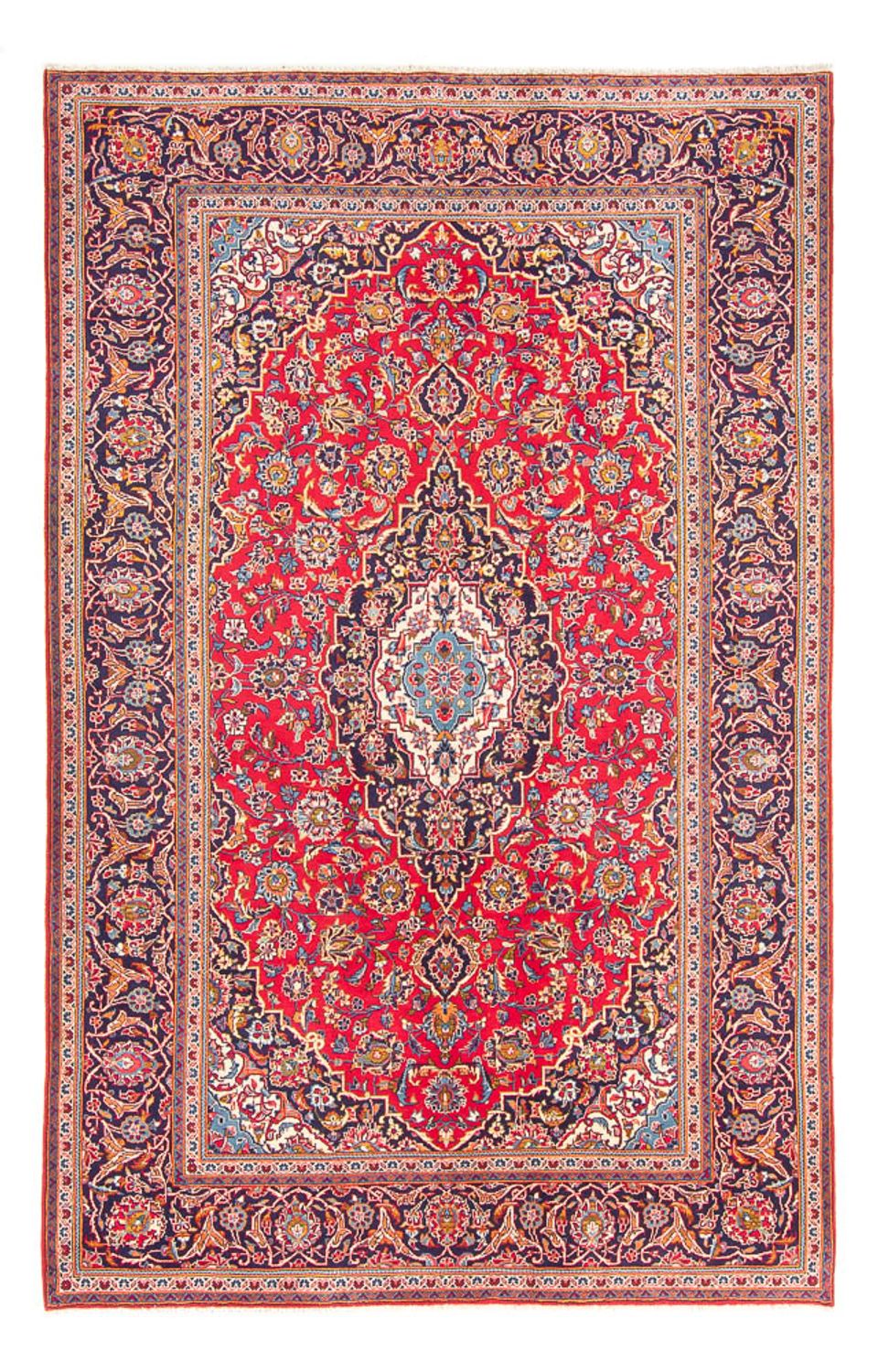 Perserteppich - Keshan - 297 x 194 cm - rot