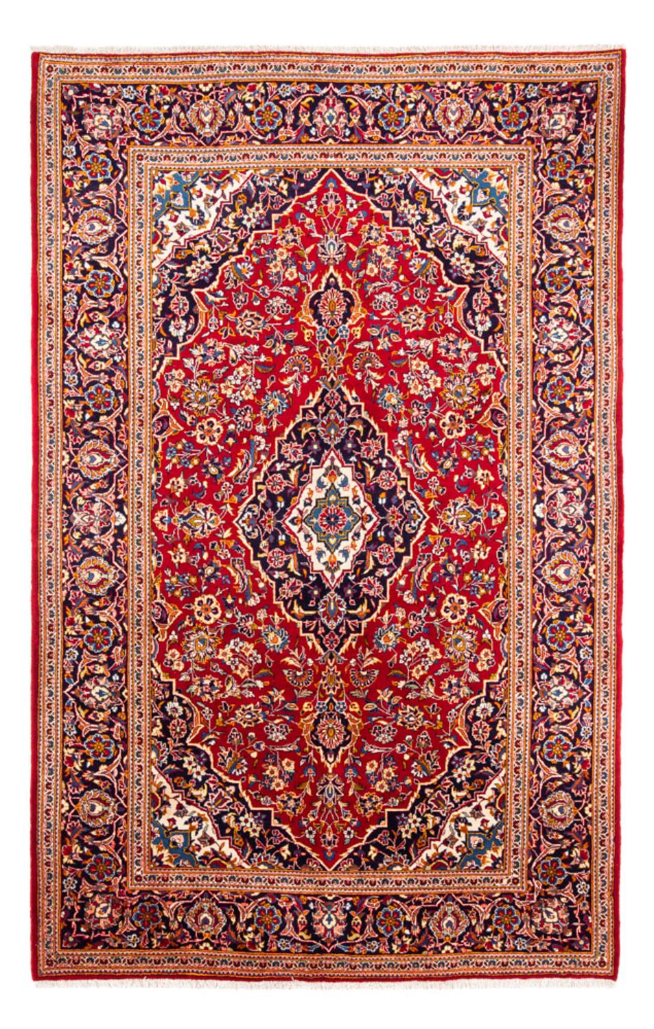 Perserteppich - Keshan - 303 x 198 cm - rot