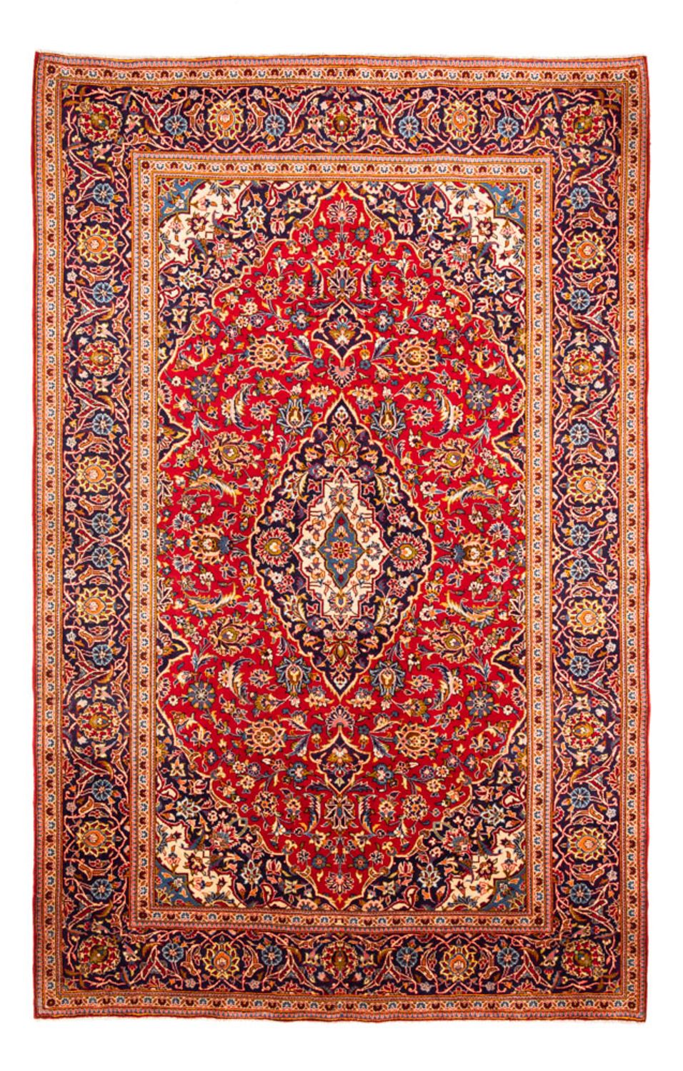 Perserteppich - Keshan - 303 x 200 cm - rot