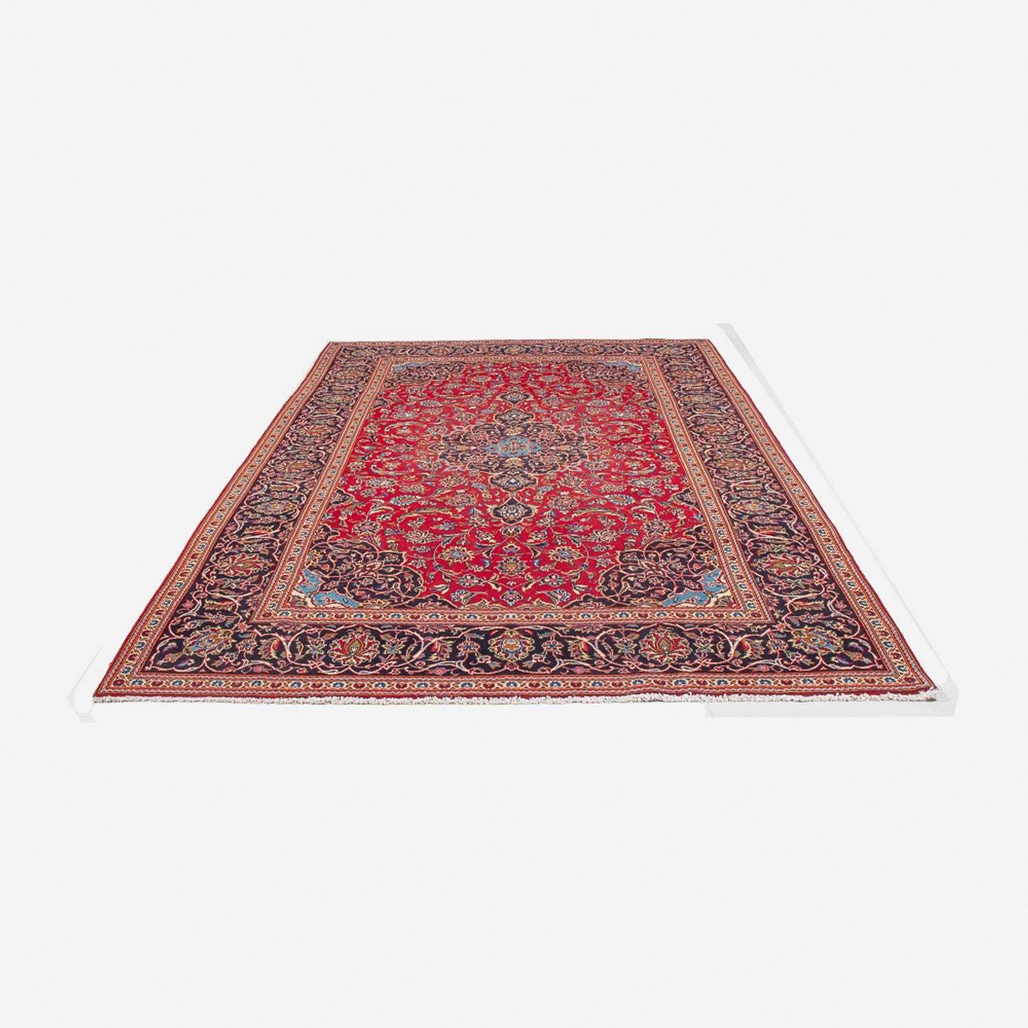 Perserteppich - Keshan - 306 x 198 cm - rot
