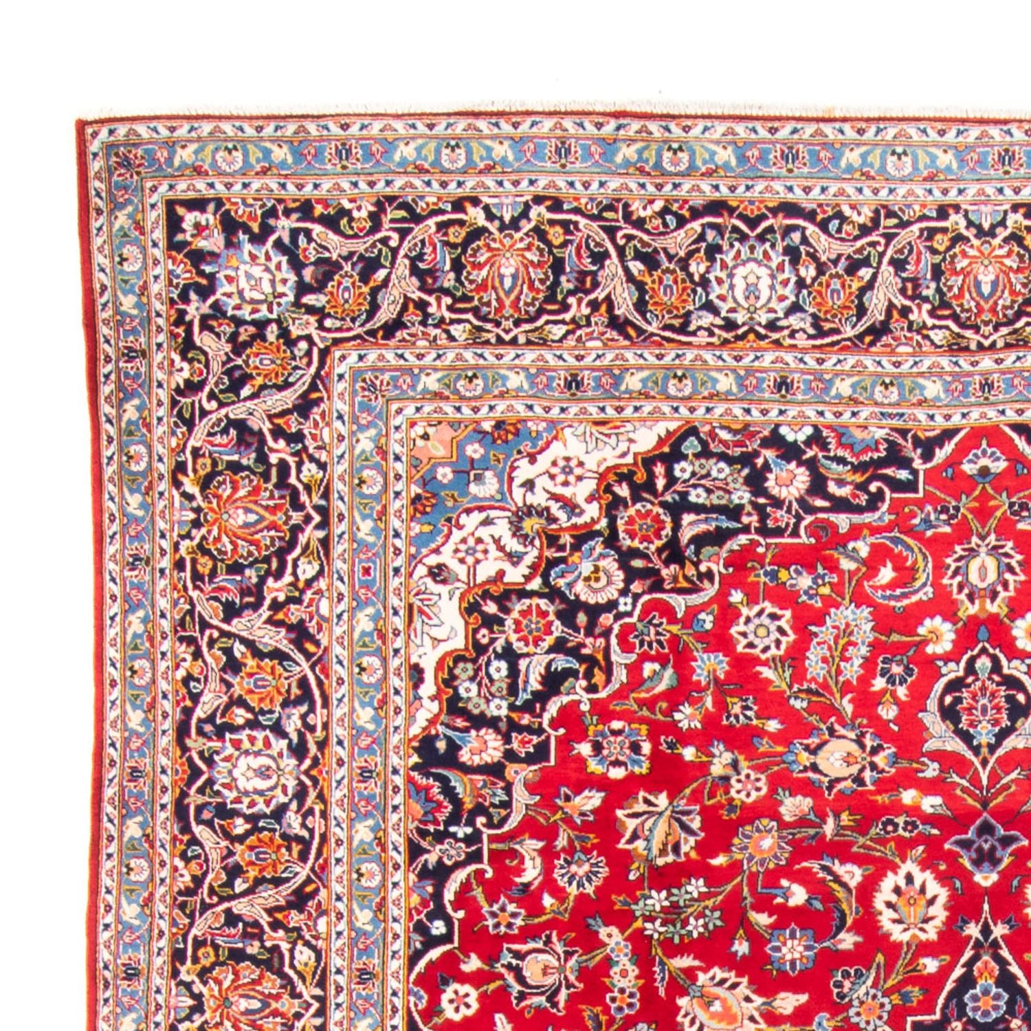 Perserteppich - Keshan - 347 x 242 cm - rot