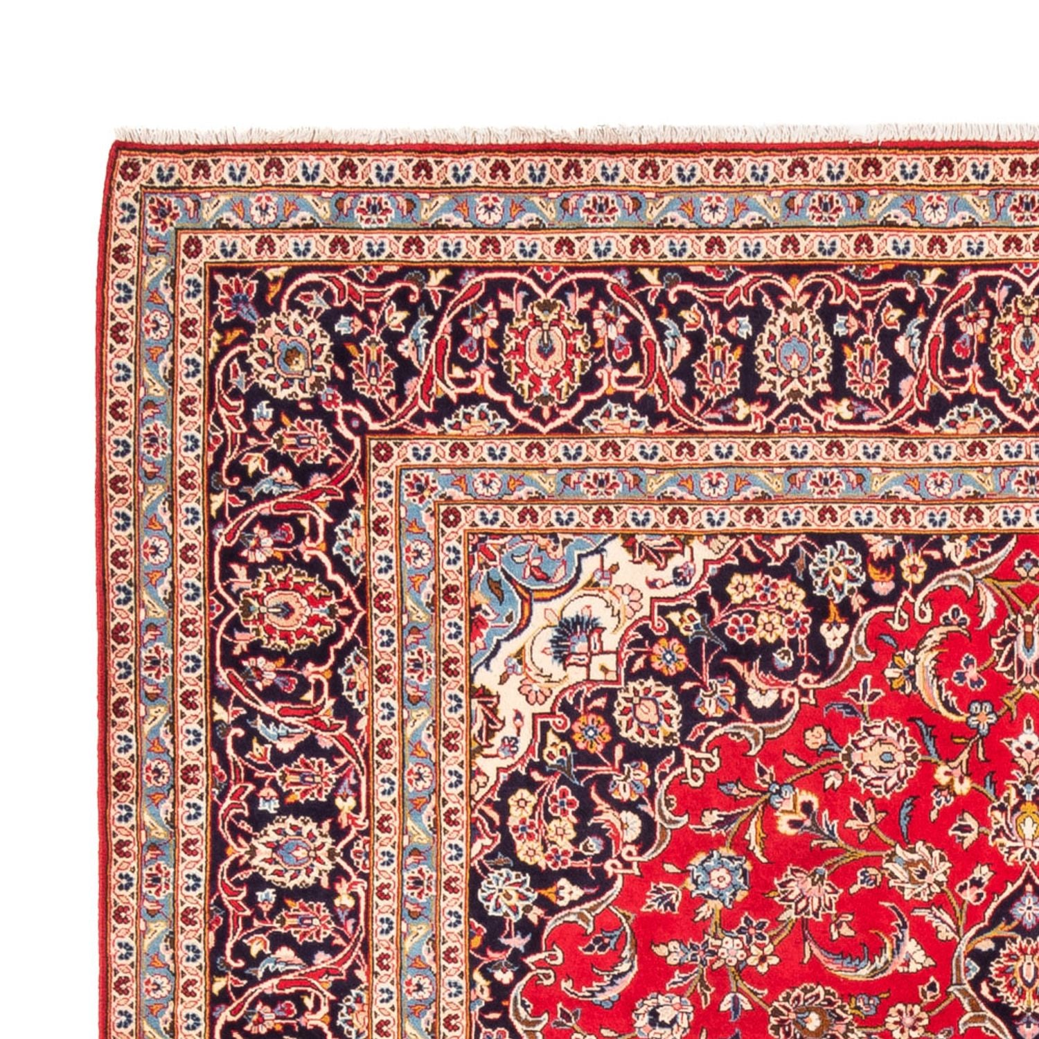 Perserteppich - Keshan - 354 x 245 cm - rot