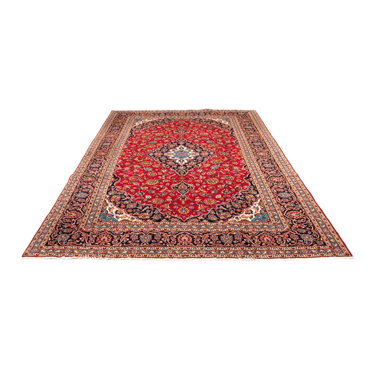 Perserteppich - Keshan - 354 x 246 cm - rot
