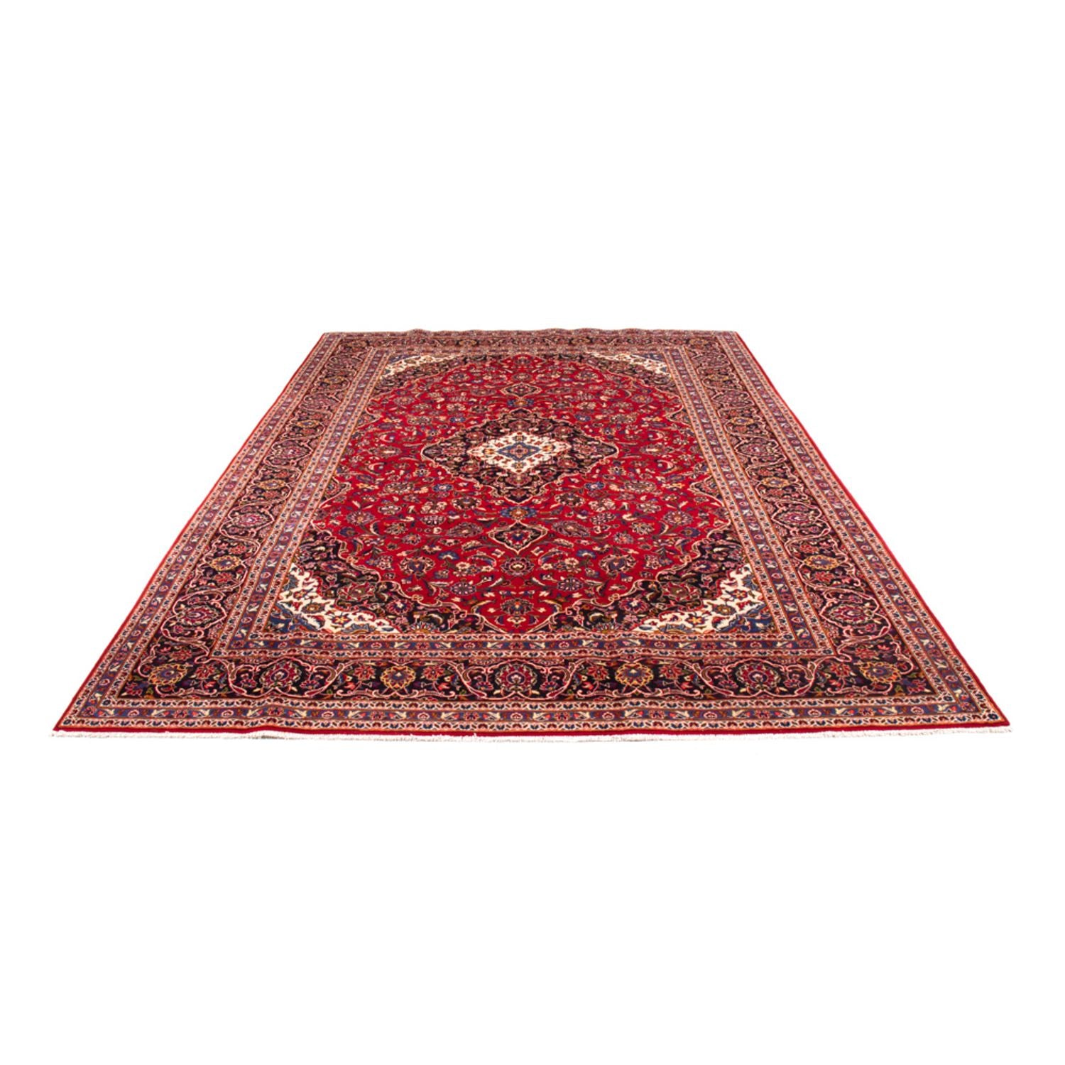 Perserteppich - Keshan - 358 x 244 cm - rot