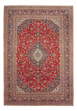 Perserteppich - Keshan - 353 x 250 cm - rot