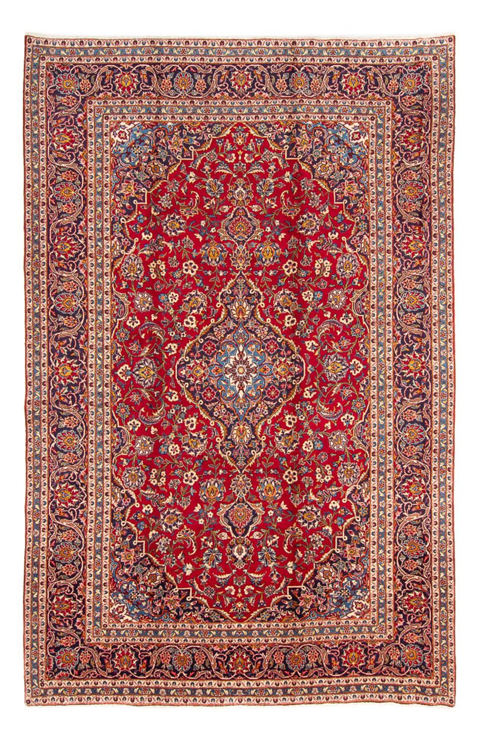 Perserteppich - Keshan - 374 x 244 cm - rot