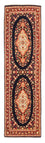 Läufer Perser - Ghom - 217 x 63 cm - dunkelblau