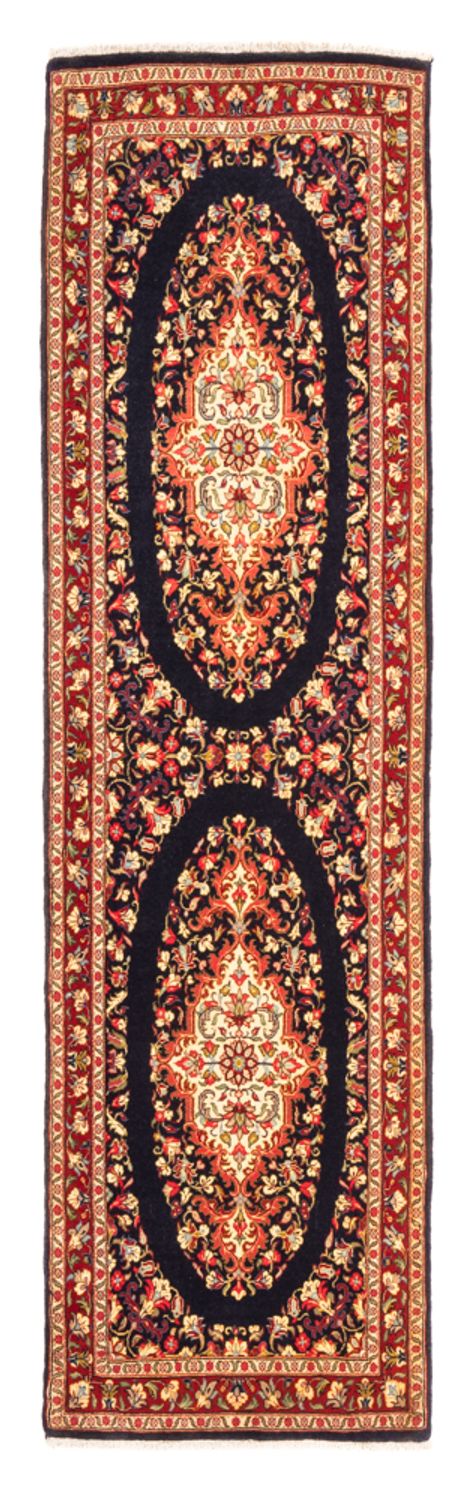 Läufer Perser - Ghom - 217 x 63 cm - dunkelblau