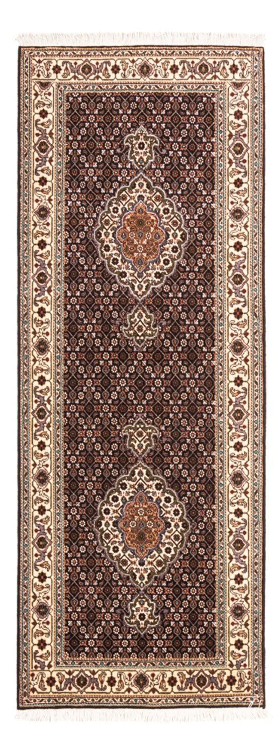Läufer Perser - Täbriz - Royal - 195 x 75 cm - dunkelblau