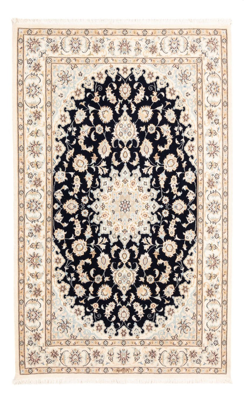 Perserteppich - Nain - Premium - 183 x 119 cm - dunkelblau