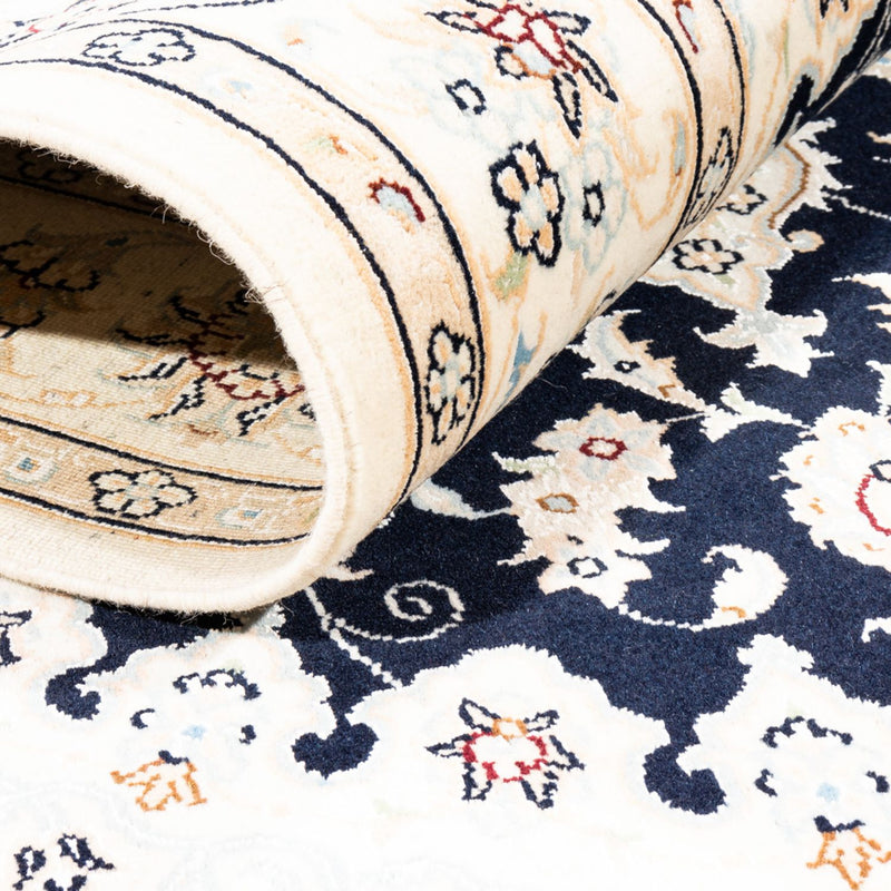 Perserteppich - Nain - Premium - 183 x 119 cm - dunkelblau