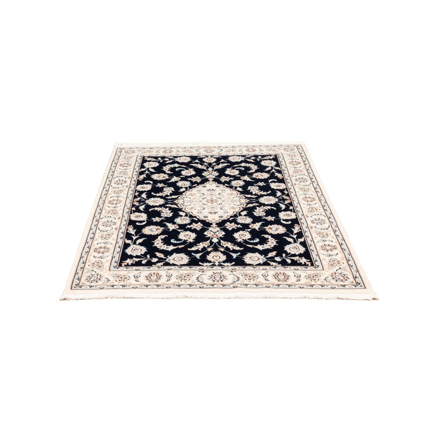 Perserteppich - Nain - Premium - 152 x 107 cm - dunkelblau